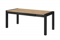 Stôl rozkladany 160-200-240 Aktiv 92 - Dub taurus / Čierny Stôl z czarnymi nogami