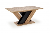 Rozkladací stôl 160-200x90 Brandon - Dub wotan / Čierny Stôl rozkladany 160-200x90 brandon - Dub wotan / Čierny