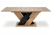 Rozkladací stôl 160-200x90 Brandon - Dub wotan / Čierny Stôl rozkladany 160-200x90 brandon - Dub wotan / Čierny