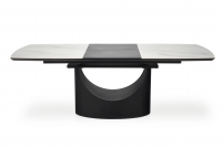 OSMAN stůl összecsukható, Bílý mramor / Fekete stůl rozkladany 160-220x90 osman - Bílý mramor / Fekete