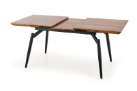 Masă pliabilă Cambell 140- 180 cm - natur/negru stůl rozkladany cambell přírodní/Černý