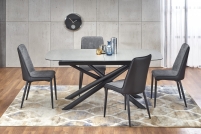 stôl rozkládací Capello - tmavý popol / Čierny Stôl rozkladany capello - tmavý popol / Čierny