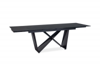 stôl rozkládací Cavalli I - čierny mat  nowoczesny Stôl 