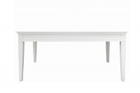 Rozkládací stôl Desentio - alpská biela mat  Stôl Biely desentio