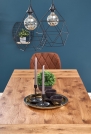 Horus összecsukható asztal - világos tölgy / fekete stůl rozkladany horus - světlý dub / Fekete