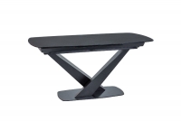 stôl rozkládací Cassino I - čierny mat  nowoczsny Stôl 