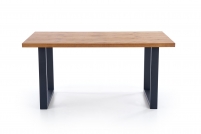 stôl rozkládací Perez - svetlý dub / čierny Stôl rozkladany perez - svetlý dub / čierny