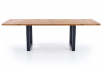 Perez összecsukható asztal - világos tölgy / fekete stůl rozkladany perez - světlý dub / Fekete