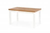 Tiago asztal, összecsukható - lancelot tölgy/fehér stůl rozkladany tiago Dub lancelot/Bílý