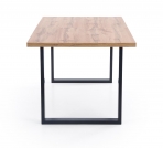 stôl rozkládací Venom 135-185/85 cm - Dub wotan / Čierny Stôl rozkladany venom 135-185/85 cm - Dub wotan / Čierny