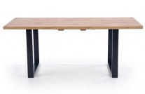 stôl rozkládací Venom 160-210/90 cm - Dub wotan / Čierny Stôl rozkladany venom 160-210/90 cm - Dub wotan / Čierny
