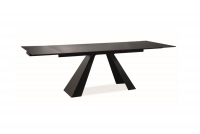 Stôl SALVADORE Čierny MAT 160(240)X90  Stôl SALVADORE Čierny MAT 160(240)X90