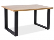 Stôl UMBERTO LITY  dub/Čierny  150x90  stOL umberto lity  dAb/Čierny  150x90 