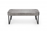 Konferenční stolek EMILY beton/Fekete stolek kawowy emily beton/Fekete
