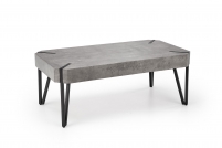 Konferenční stolek EMILY beton/Černý konferenční stolek emily beton/Černý