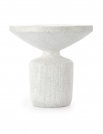 GIZA Konferenční stolek kompozit - tlenek magnezu, Bílý stolek kawowy lastryko giza - Bílý