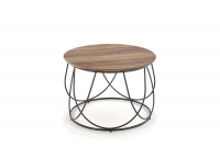Konferenční stolek NUBIRA - Ořechový/Černý Konferenční stolek 