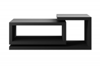 Konferenční stolek Bota 97 z wnekami 120 cm - Černý supermat moderní stolek 