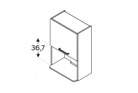 Skrinka Kuchynská závesná Kammono F11 WOM60/90 pod zabudowe mikrofalowki wolnostojacej Skrinka Kuchynská závesná Kammono F11 WOM60/90 pod zabudowe mikrofalowki wolnostojacej