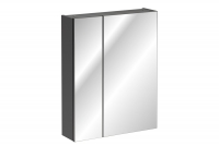 Skrinka zrkadlová do kúpeľne Monako Grey 840 - diamantová šedý  Skrinka zrkadlová z szarym korpusem 
