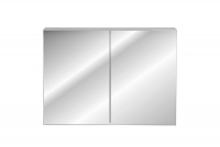 Zrkadlová skrinka Leonardo White 90 cm - Biela Skrinka závesná nad umywalke leonardo