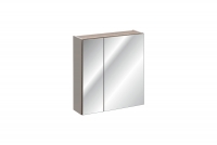 Skrinka závesná zrkadlová Santa Fe Taupe 60 cm - kremíková šedá