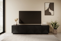 TV skrinka Asha 200 cm - čierny mat TV skrinka