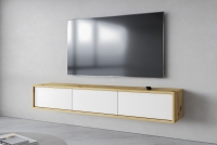 TV stolek Frida 38 - 180 cm - Dub artisan / Bílý Skříňka RTV Frida 38 - 180 cm - Dub artisan / Bílý