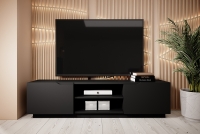 TV skrinka Loftia Mini - čierna/Čierny mat TV skrinka do obývacej izby