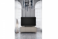 Sonatia II háromajtós TV szekrény, gömb lábakon - 150 cm - kasmír szafka rtv do szoba