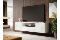 Závesná TV skrinka Asha 167 cm - biely mat TV skrinkado obývačky