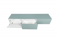 Závěsný TV stolek Nicole 150 cm - šalvějová Skříňka tv 