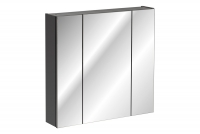 Skříňka zrcadlová do koupelny Monako Grey 841 - Diamantový šedý 