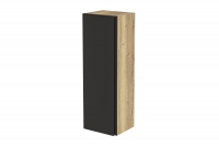 Skříňka závěsná vertikální Loftia - artisan/Černý mat