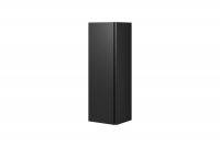 Závesná vertikálna skrinka Loftia - čierna/čierny mat Závesná vertikálna skrinka Loftia do obývačky