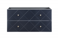 Skříňka závěsná pod umyvadlo Elegance Blue 120 cm - Wave Blue    Skříňka lazienkowa s zásuvkami 