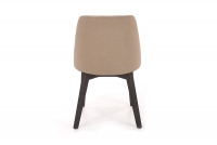 židle čalouněné Tagero na drewnianych nogach - Solo 652 / Milos 09 / Černý bezowe čalouněné židle