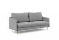Taila kinyitható kanapé - Velutto 15, arany lábak szürke Kanapé z poduszkami 