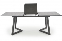 Rozkladací jedálenský stôl TIZIANO 160-210x90 cm - svetlosivá / tmavosivá tiziano Stôl rozkladany, Pracovná doska - svetlý popol / tmavý popol, Nohy - tmavý popol
