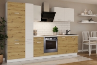 Komplet kuchyňského nábytku Otin 2,9 m - artisan/Biely Komplet kuchyňského nábytku Otin 2,9 m - vizualizácia 