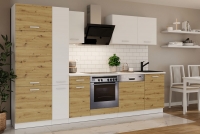 Komplet kuchyňského nábytku Otin 3 m - artisan/Biely Komplet kuchyňského nábytku Otin 3 m - vizualizácia 