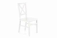 Tucara fából készült szék, kemény ülőfelülettel - fehér biale Židle a nappaliba