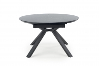 VERTIGO kanapéasztal, asztallap - fekete márvány, lábak - fekete  vertigo stůl rozkladany, Deska - Fekete mramor, Nohy - Fekete