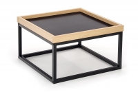 VESPA S Konferenční stolek Deska: přírodní, Nohy: Černý VESPA S Konferenční stolek Deska: přírodní, Nohy: Černý
