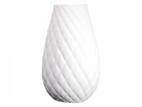 Dekoratívna keramická váza LINA 2 Biela 