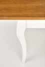 WINDSOR Stůl rozkládací 160-240x90x76 cm Barva tmavý Dub/Bílý (2p=1szt) windsor stůl rozkládací 160-240x90x76 cm Barva tmavý Dub/Bílý