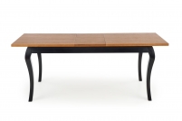 WINDSOR stôl rozkládací 160-240x90x76 cm Farba tmavý Dub/Čierny windsor Stôl rozkladany 160-240x90x76 cm Farba tmavý Dub/Čierny