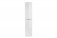 Vysoká kúpelňová skrinka Capri White 800 - 35 cm - biely lesk / dub craft zlatý Skrinka lazienkowa capri 