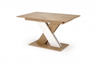 XARELTO stůl összecsukható Dub lancelot - Bílý (1p=1szt) xarelto stol rozkladany dab lancelot - fehér