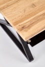 XENA obdélník Konferenční stolek Černý / přírodní xena prostokAt Konferenční stolek Černý / přírodní